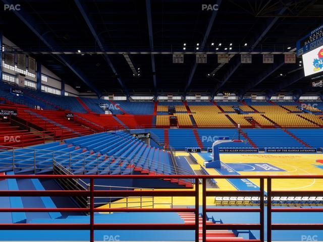 Allen Fieldhouse - Section 19 Seat View