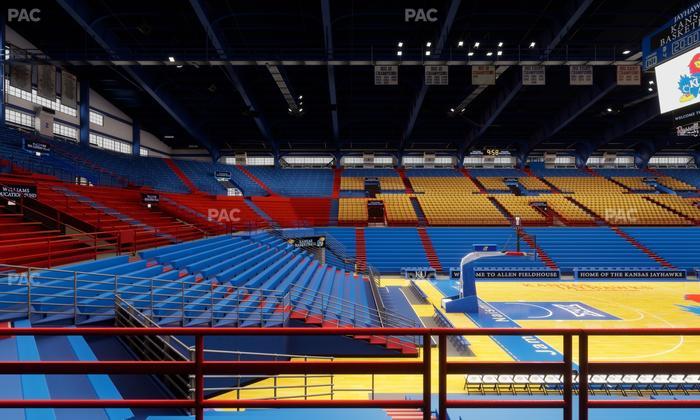 Allen Fieldhouse - Section 19 Seat View