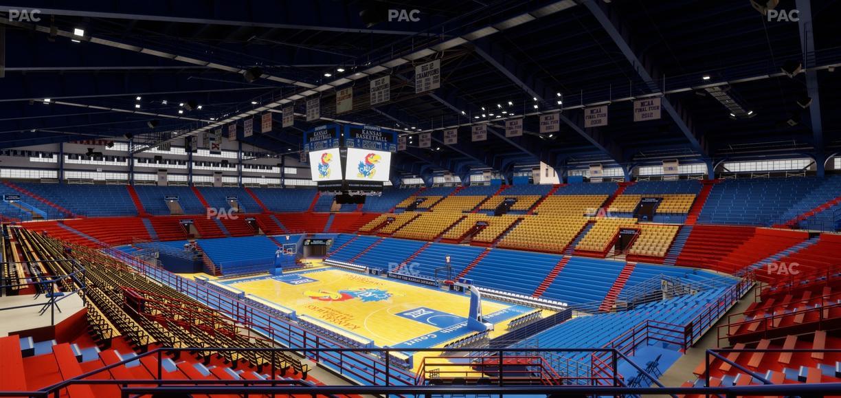 Allen Fieldhouse - Section 2 A Seat View