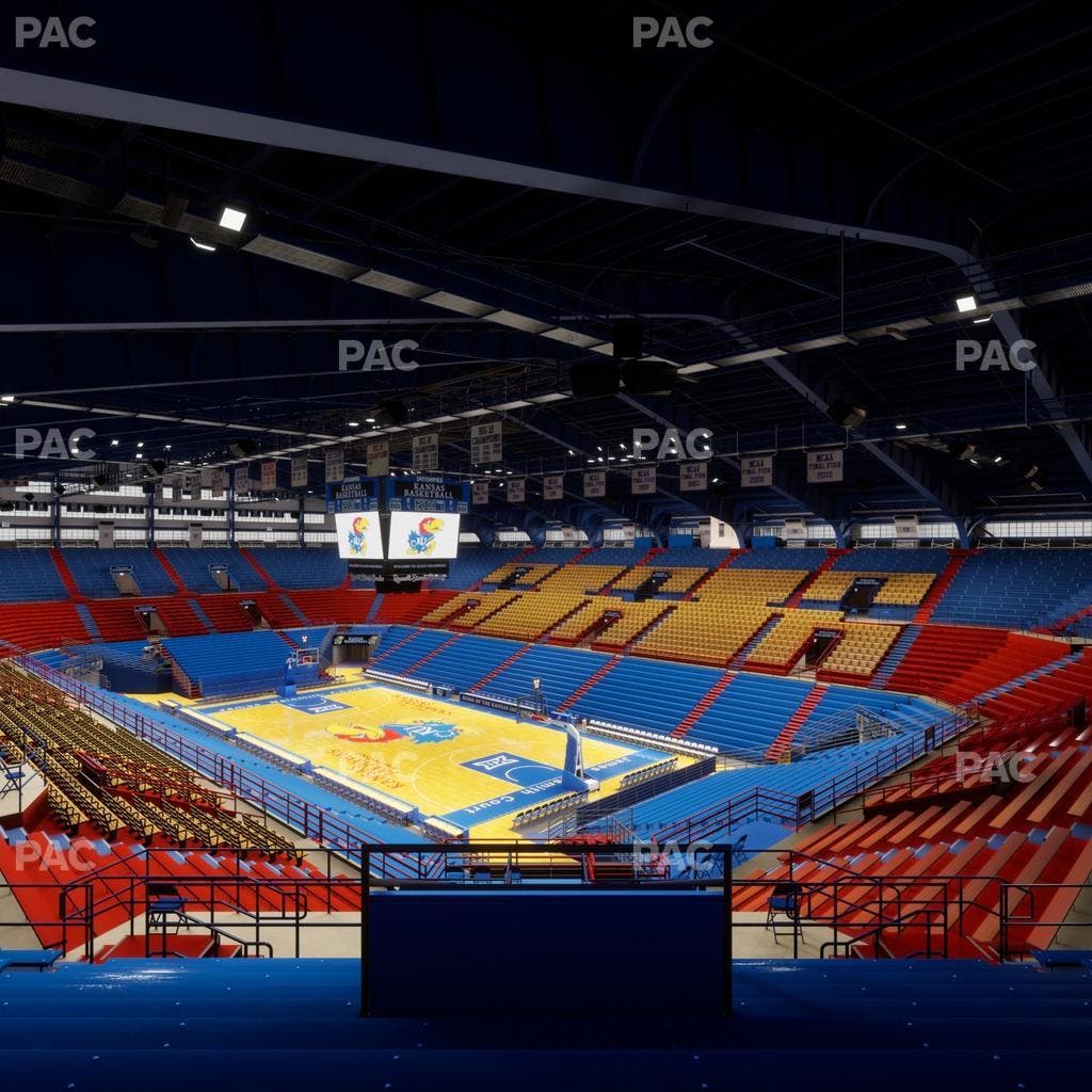 Allen Fieldhouse - Section 2 A Seat View