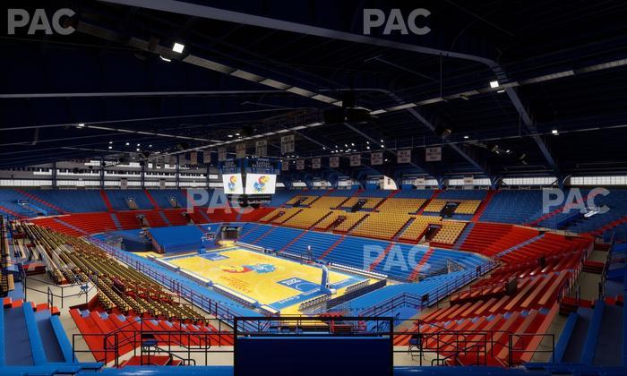 Allen Fieldhouse - Section 2 A Seat View
