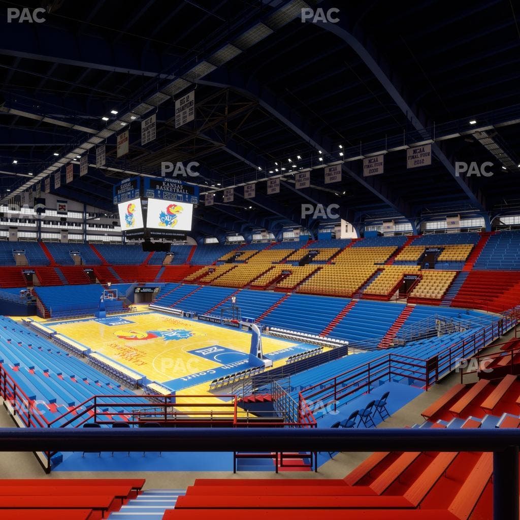 Allen Fieldhouse - Section 2 Ada Seat View