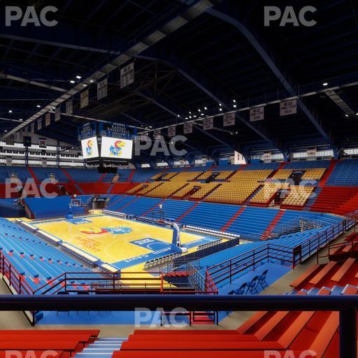 Allen Fieldhouse - Section 2 Ada Seat View