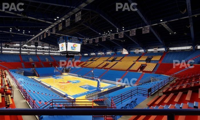 Allen Fieldhouse - Section 2 Ada Seat View
