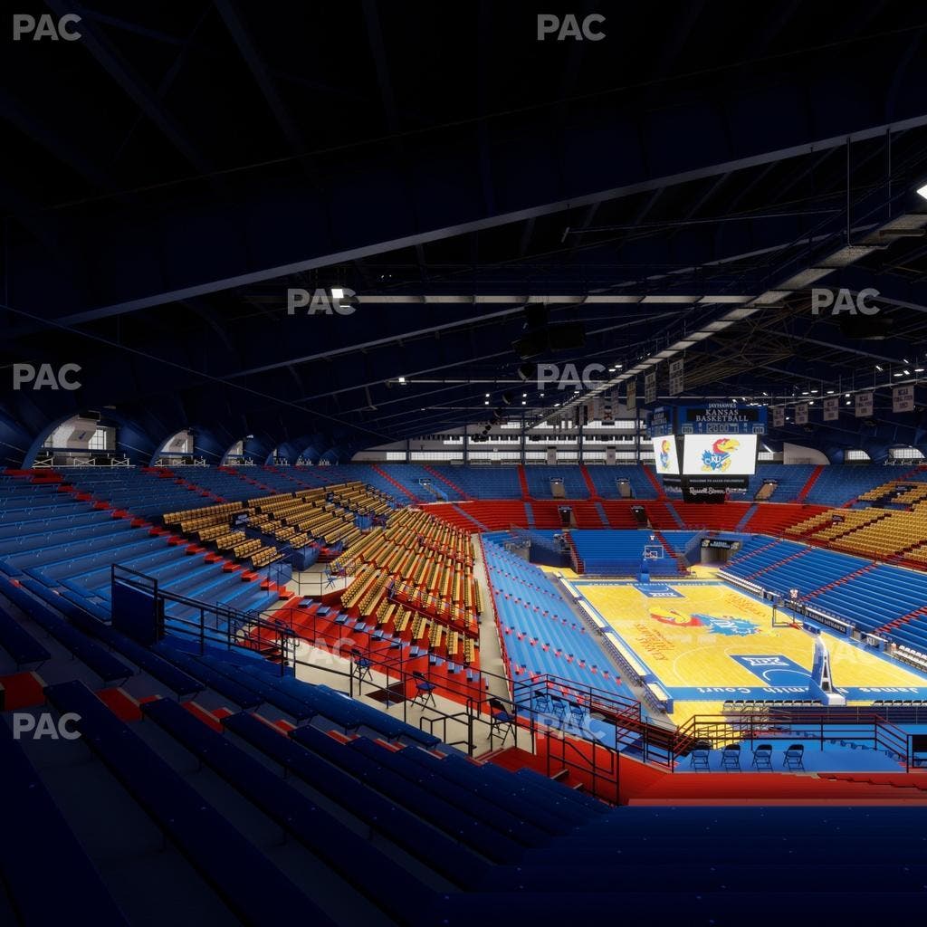 Allen Fieldhouse - Section 2 Seat View