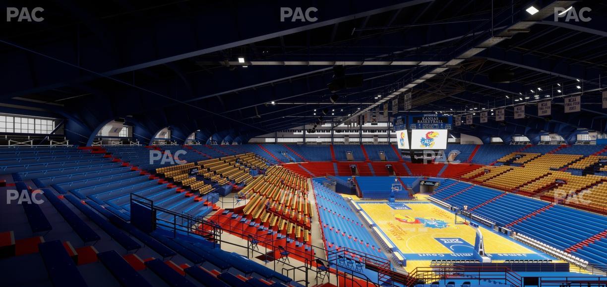 Allen Fieldhouse - Section 2 Seat View