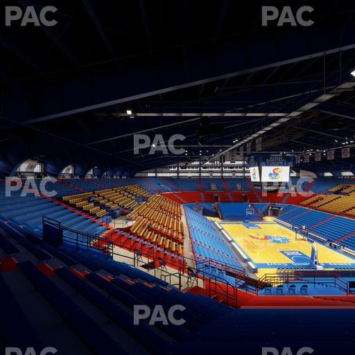 Allen Fieldhouse - Section 2 Seat View
