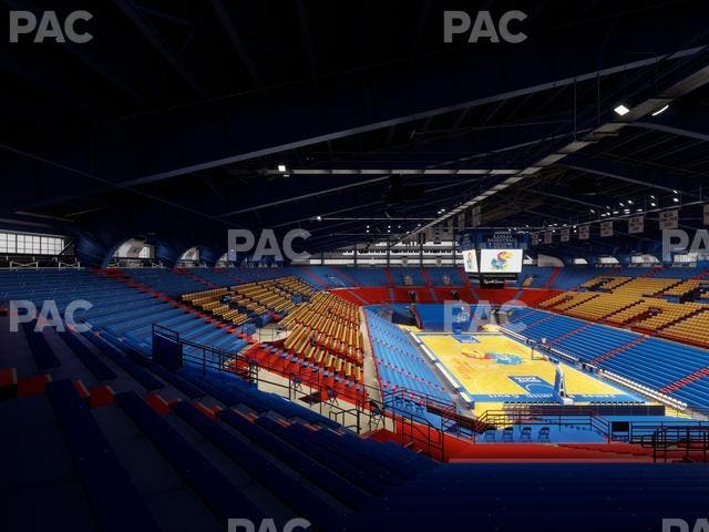 Allen Fieldhouse - Section 2 Seat View