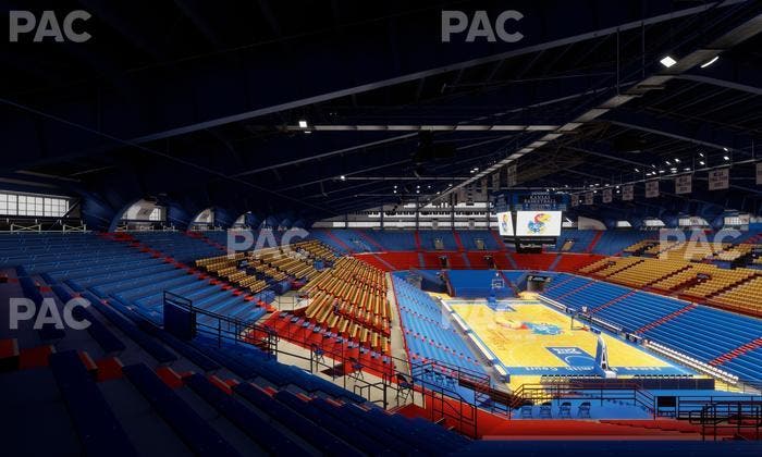 Allen Fieldhouse - Section 2 Seat View