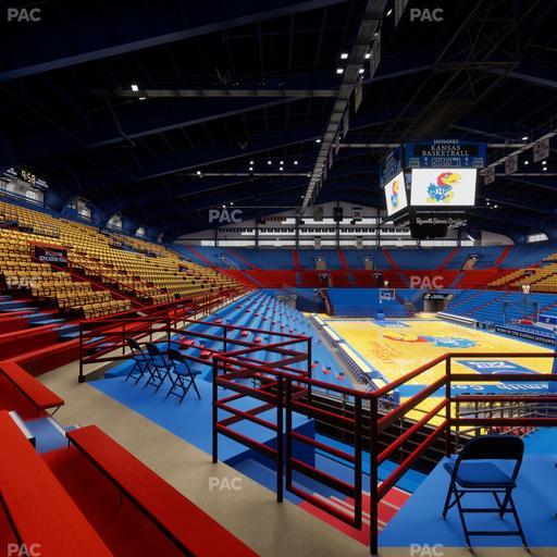 Allen Fieldhouse - Section 2 Seat View