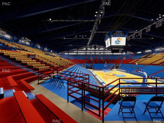 Allen Fieldhouse - Section 2 Seat View