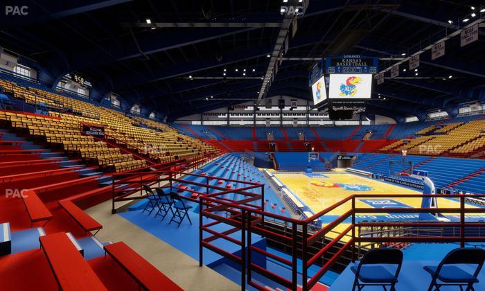 Allen Fieldhouse - Section 2 Seat View