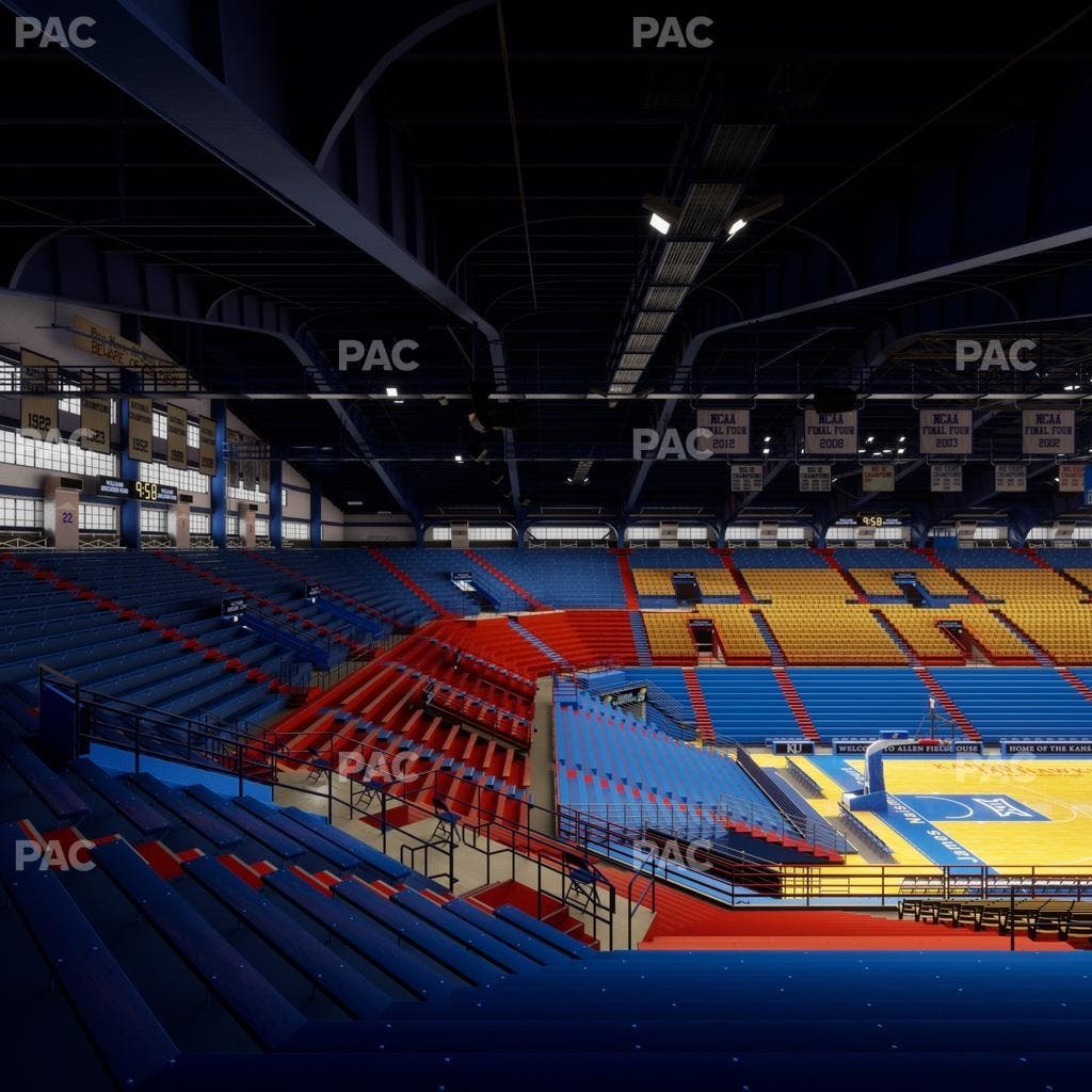 Allen Fieldhouse - Section 20 Ada Seat View