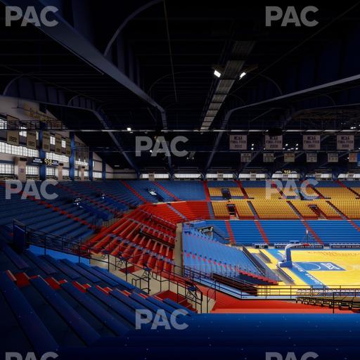 Allen Fieldhouse - Section 20 Ada Seat View