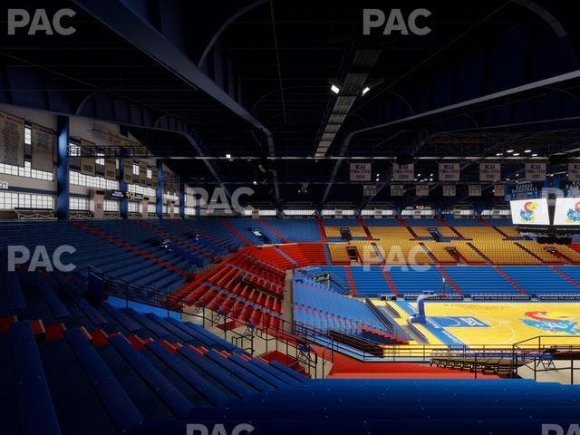 Allen Fieldhouse - Section 20 Ada Seat View