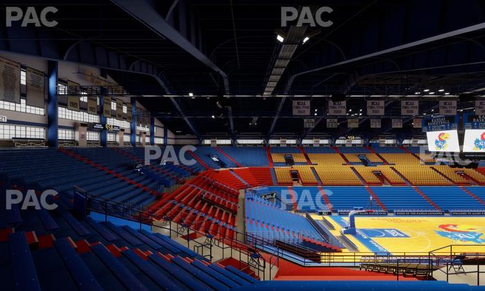 Allen Fieldhouse - Section 20 Ada Seat View