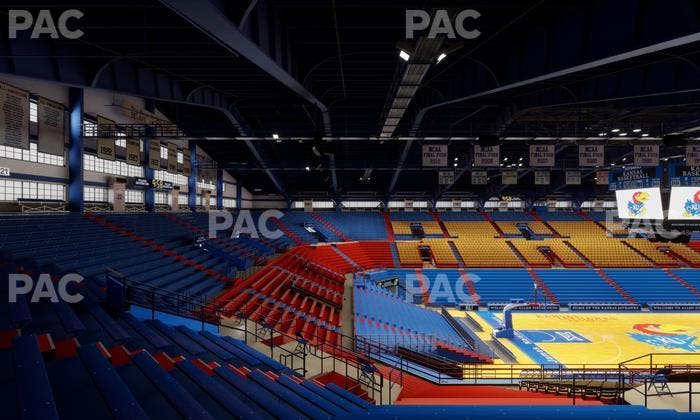 Allen Fieldhouse - Section 20 Ada Seat View