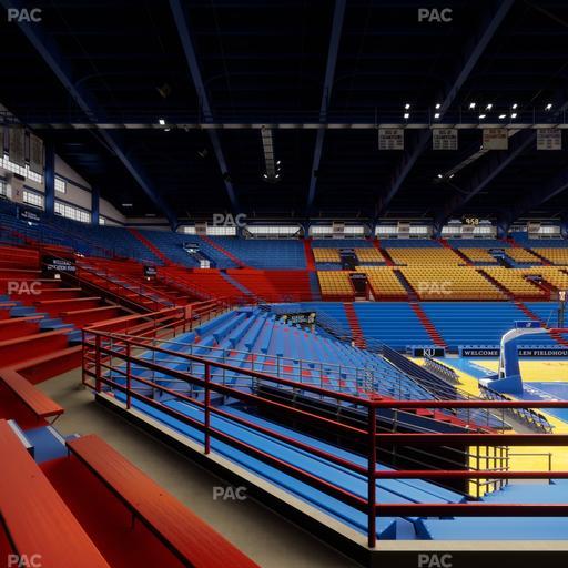 Allen Fieldhouse - Section 20 Ada Seat View