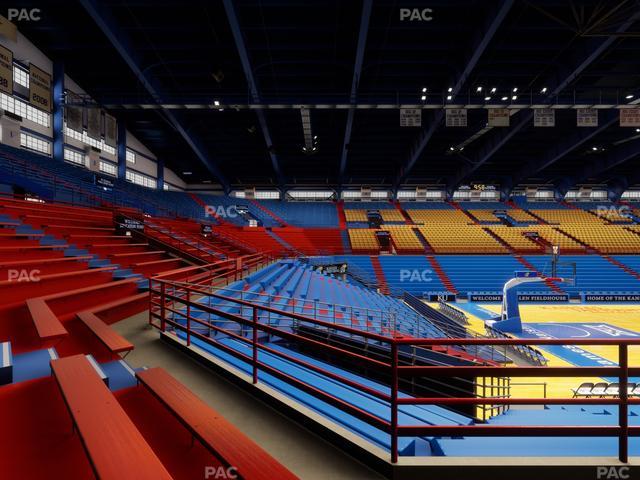 Allen Fieldhouse - Section 20 Ada Seat View