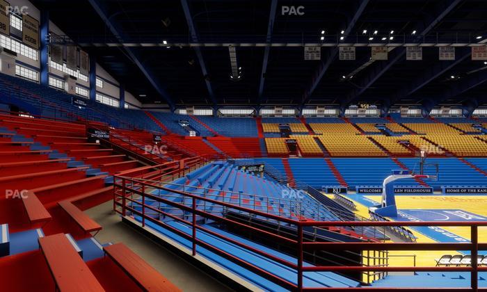 Allen Fieldhouse - Section 20 Ada Seat View