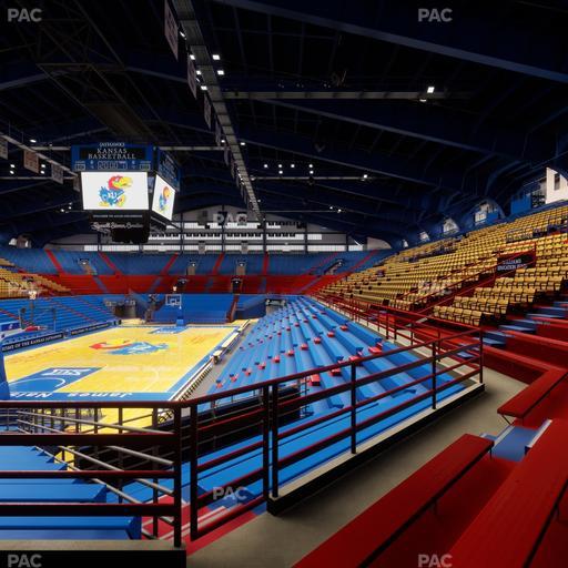 Allen Fieldhouse - Section 21 Ada Seat View