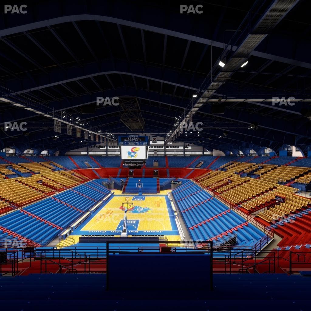 Allen Fieldhouse - Section 22 Seat View