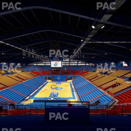 Allen Fieldhouse - Section 22 Seat View