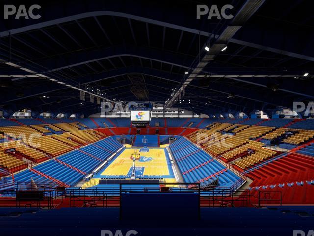Allen Fieldhouse - Section 22 Seat View