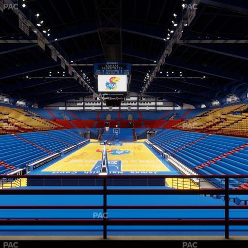 Allen Fieldhouse - Section 22 Seat View