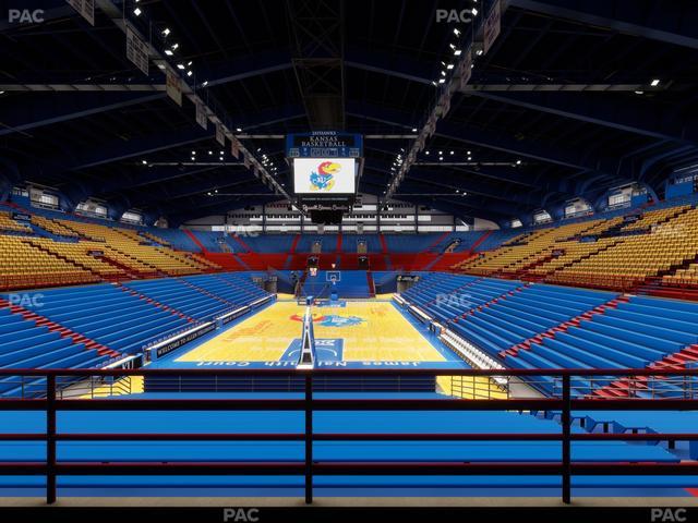 Allen Fieldhouse - Section 22 Seat View
