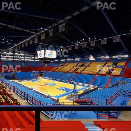 Allen Fieldhouse - Section 3 Ada Seat View