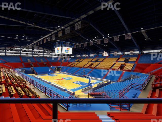 Allen Fieldhouse - Section 3 Ada Seat View