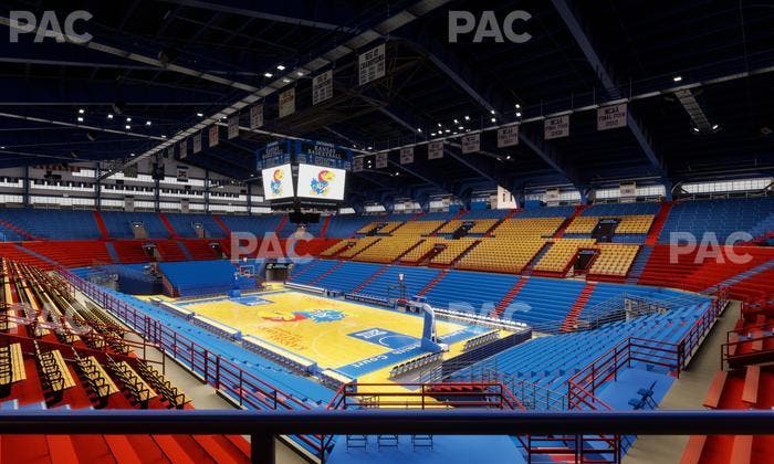 Allen Fieldhouse - Section 3 Ada Seat View