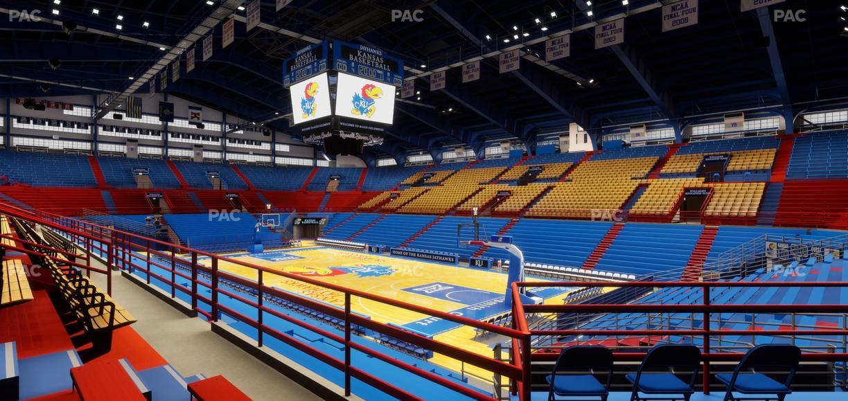 Allen Fieldhouse - Section 3 Seat View