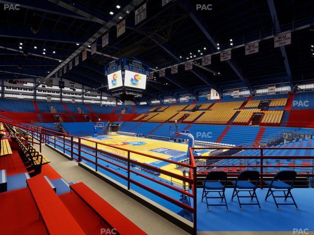 Allen Fieldhouse - Section 3 Seat View