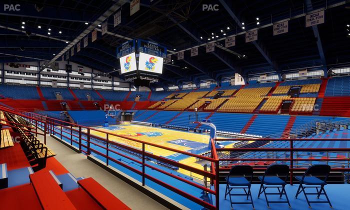 Allen Fieldhouse - Section 3 Seat View