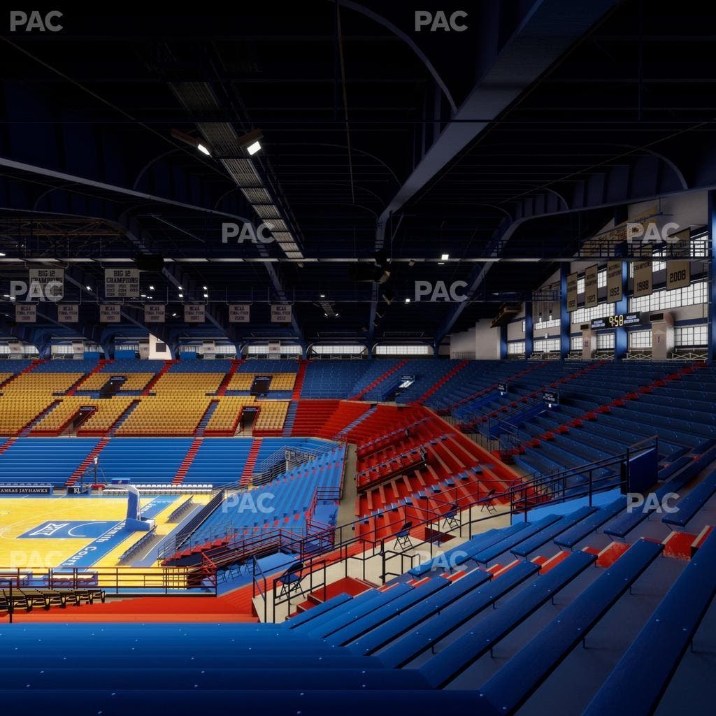 Allen Fieldhouse - Section 3 Seat View