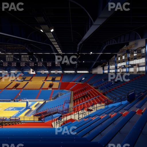 Allen Fieldhouse - Section 3 Seat View