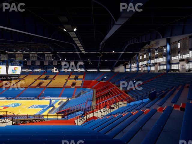 Allen Fieldhouse - Section 3 Seat View