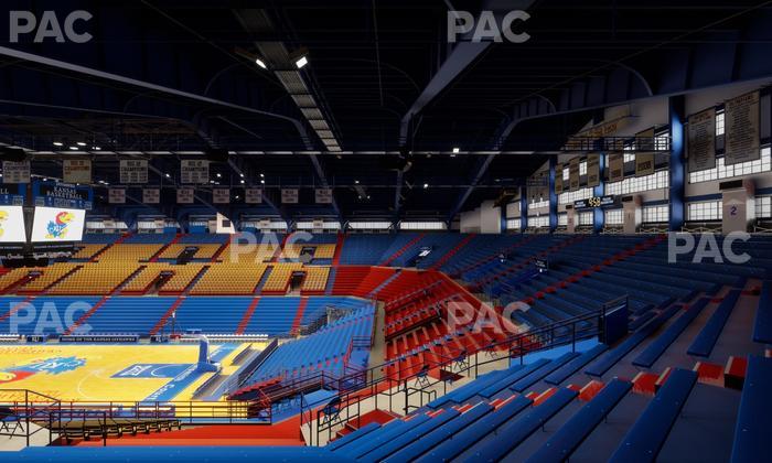 Allen Fieldhouse - Section 3 Seat View