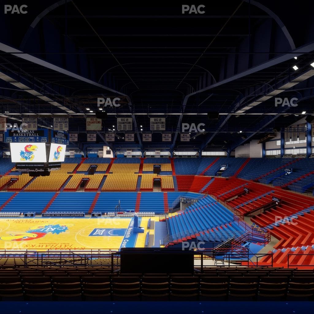 Allen Fieldhouse - Section 4 Seat View