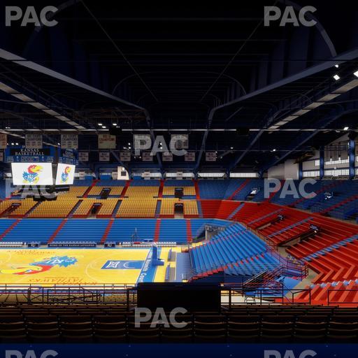 Allen Fieldhouse - Section 4 Seat View