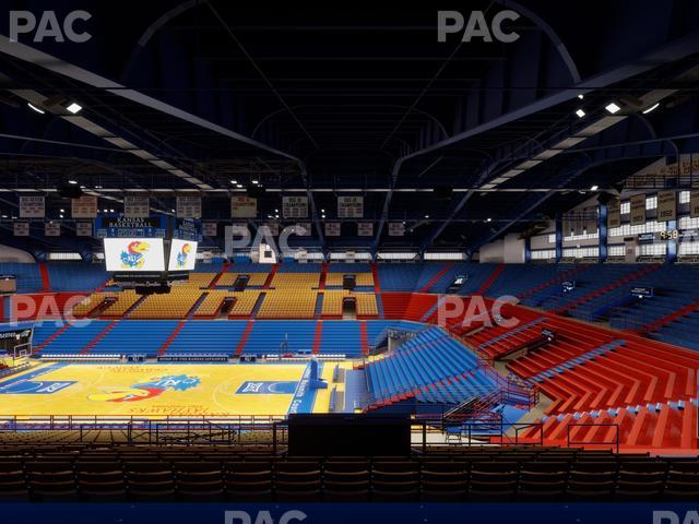 Allen Fieldhouse - Section 4 Seat View