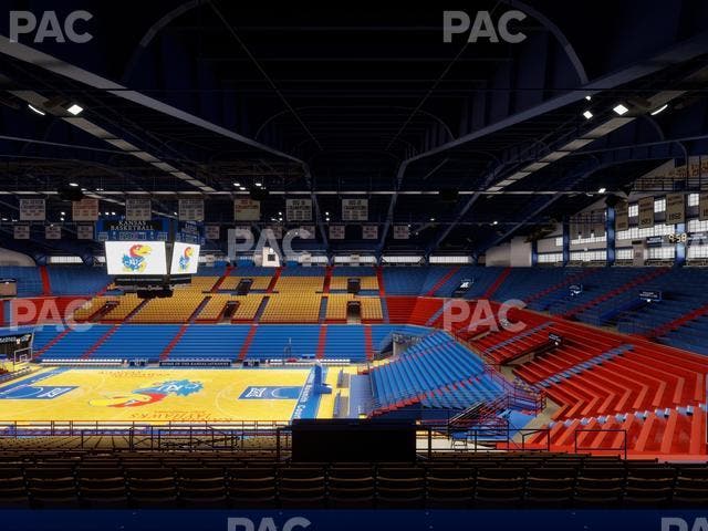 Allen Fieldhouse - Section 4 Seat View