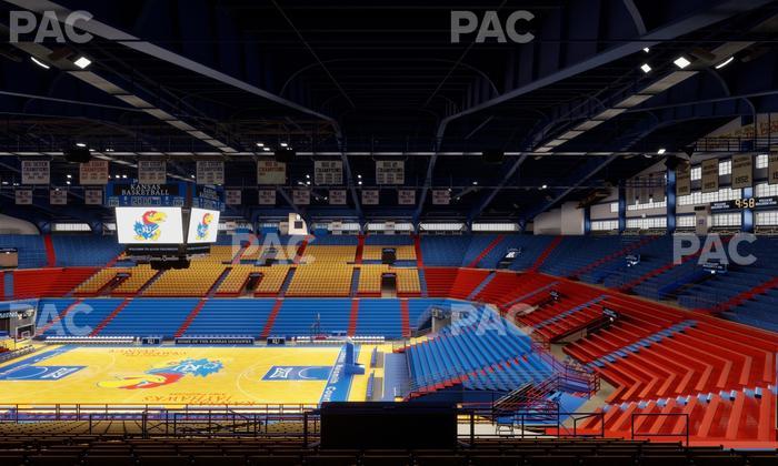 Allen Fieldhouse - Section 4 Seat View