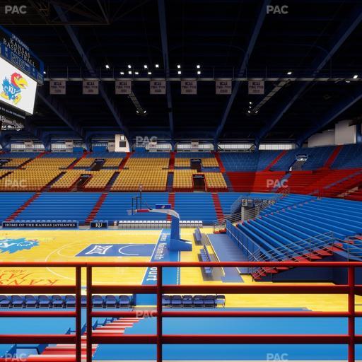 Allen Fieldhouse - Section 4 Seat View