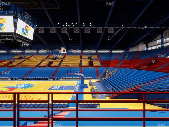 Allen Fieldhouse - Section 4 Seat View