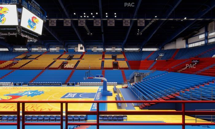 Allen Fieldhouse - Section 4 Seat View