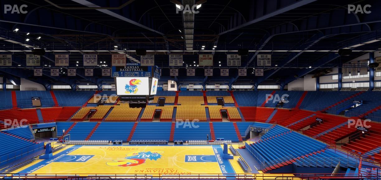 Allen Fieldhouse - Section 5 Seat View