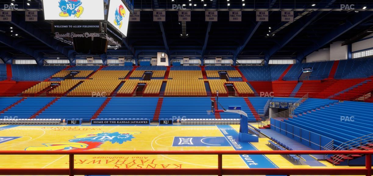 Allen Fieldhouse - Section 5 Seat View